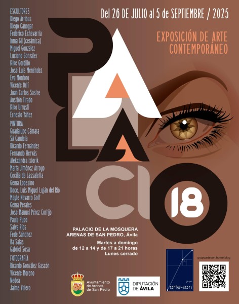 Cartel de la exposición "Palacio 18".